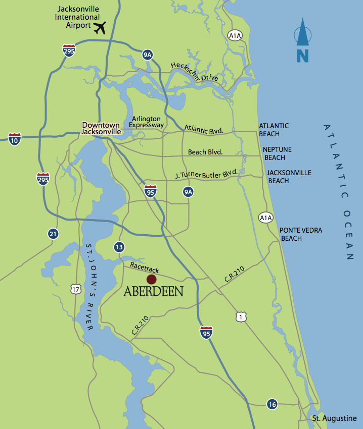 Bartram Springs Area Map