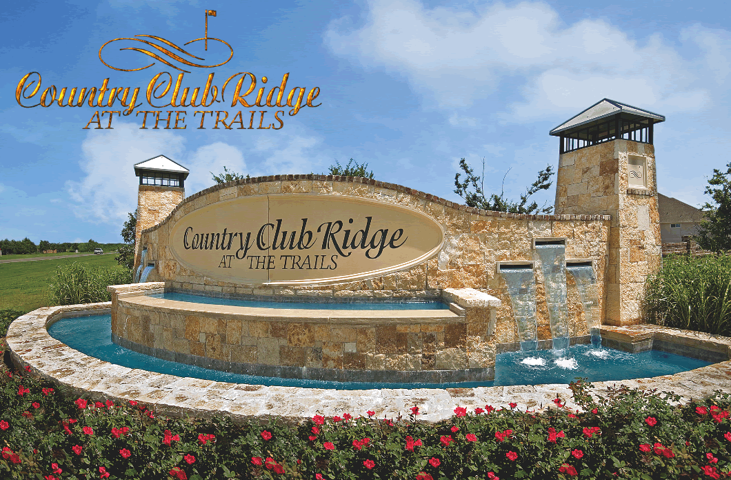 Country Club RIdge Entry Feature