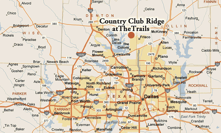 Map Dallas Metro Area