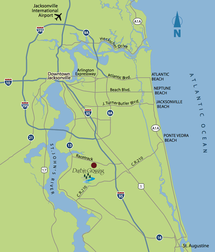 Bartram Springs Area Map