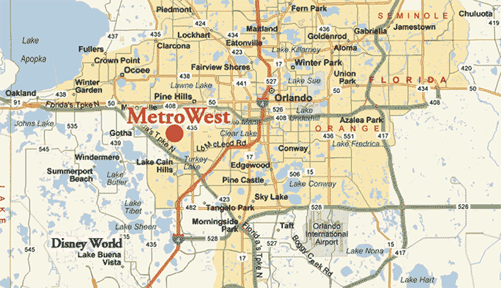 Orlando Metro Map