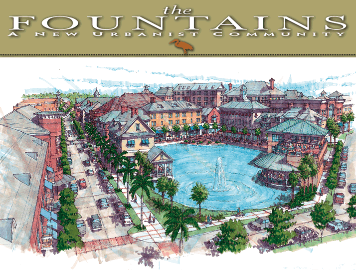 The Fountains Proposed Entertainment Restaurant District