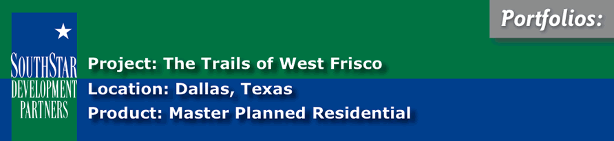 Trails West Frisco Portfolio Header